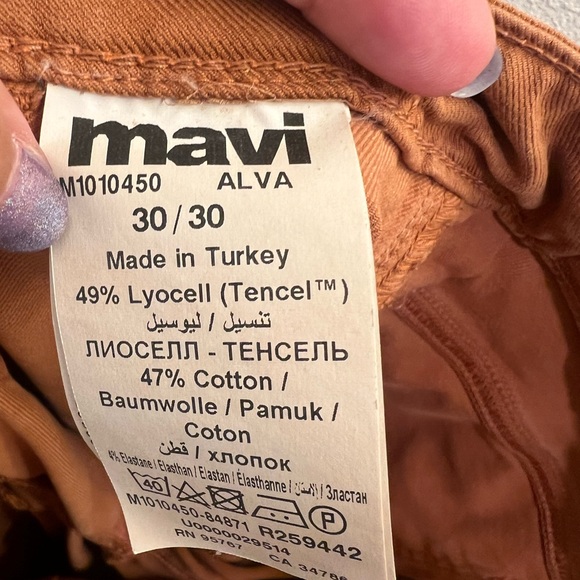 MAVI | Alca High Rise Straight Cargo Jeans Size 30/30 - Picture 5 of 5